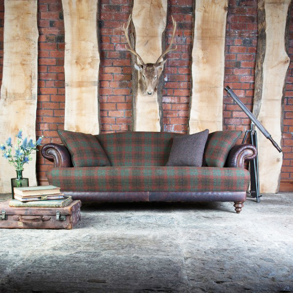 Tetrad Upholstery Harris Tweed Taransay Petit Sofa Kings